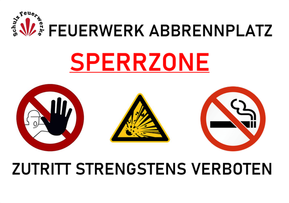 Sicherheitsabsperrungen und Team bei einem Feuerwerk